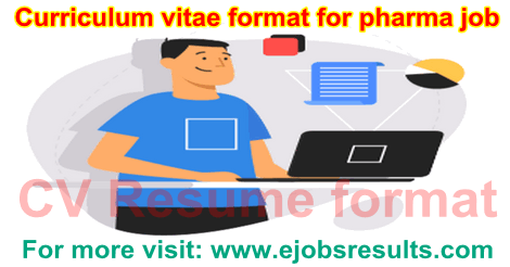 Curriculum vitae format for pharma job in Bangladesh