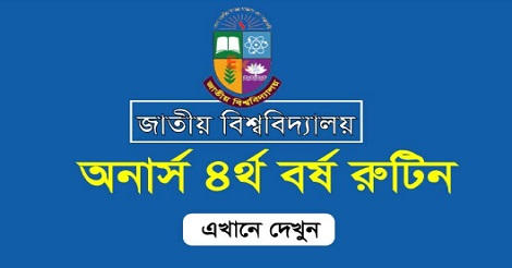 National University Honours 4th Year Exam Routine