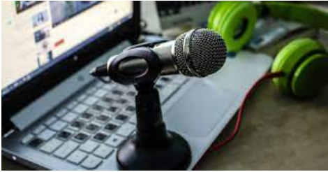 set the laptop microphone