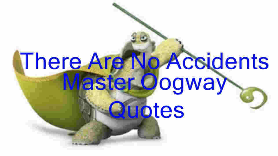 Master Oogway Present Quote