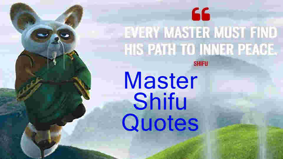 Master Shifu Quotes