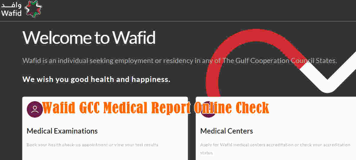 Wafid GCC Medical Report Online Check